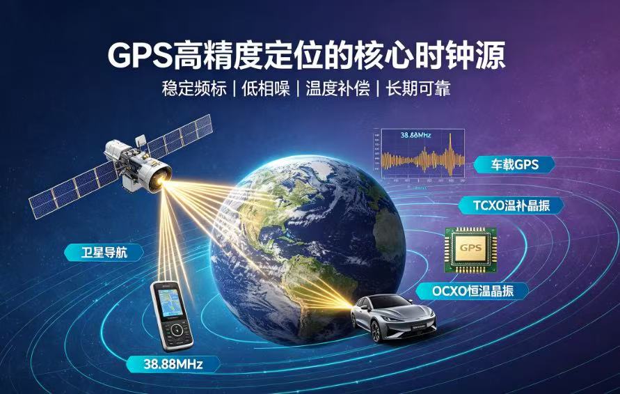GPS导航仪晶振选型：石英晶体振荡器如何决定定位精度